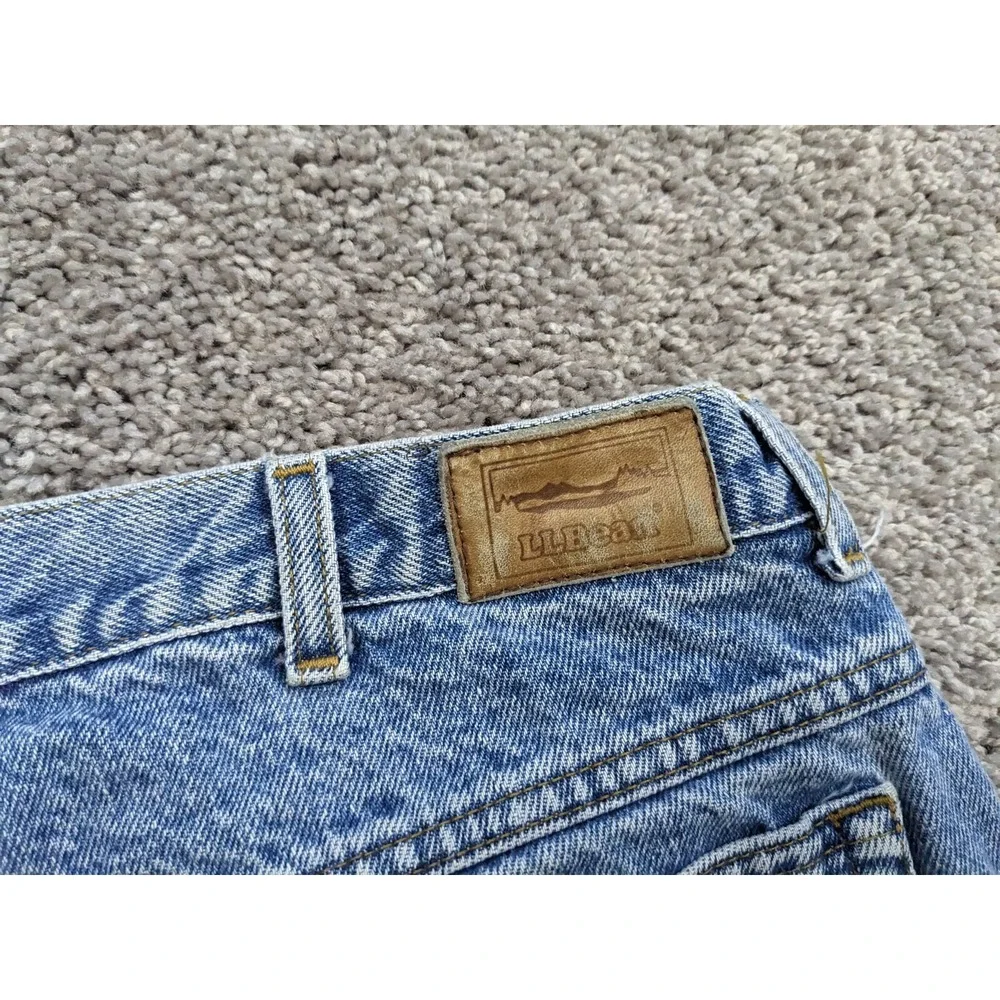 Vintage LL Bean Jeans‎ Mens 37X32 Fleece Lined Denim blue jeans